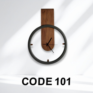 Modern wooden Minimal Circle Wall Clock 101